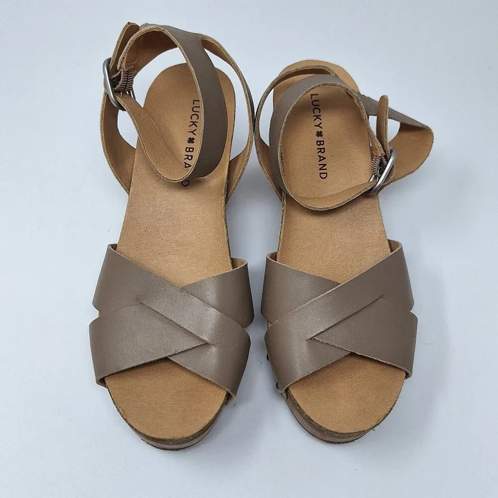 Lucky Brand Women's Hadilla Block Heeled Sandal | Size 7.5M - Picture 6 of 14